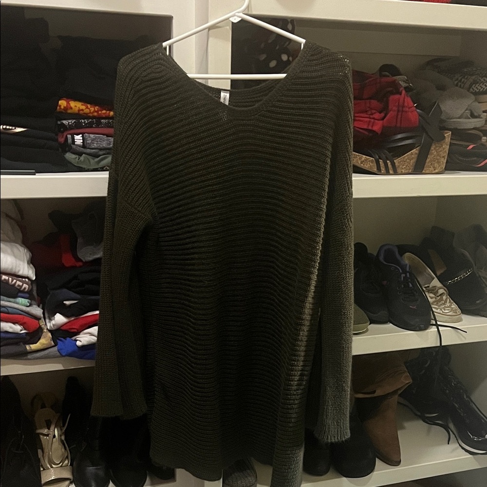Olive Green Women's Sweater